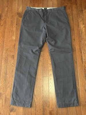 NWT Men’s Jcrew Flannel Lined Pants 33x32 Chinos Navy Blue 770 Straight - Image 1 of 4