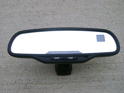 02 - 06 CHEVY SILVERADO GMC SIERRA REAR VIEW MIRROR COMPASS TEMPERATURE 15176974 - Image 1 of 2