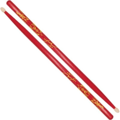 Zildjian ZASJD3 - Josh Dun Twenty One Pilots "Clancy Red" Drum Sticks - Image 1 of 4