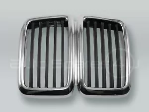 Rejilla central delantera cromada/negra para BMW Serie 5 E28 1982-1988 - Imagen 1 de 2