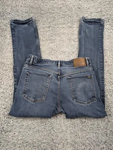 Volcom Jeans Men 33x29 Blue Kinkade Tapered Fit Denim Mid Rise Casual Stretch - Picture 1 of 10