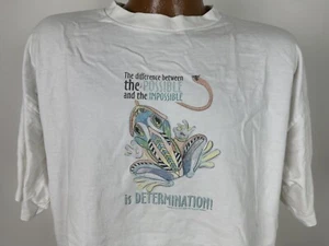 Camisa Australia Vintage Años 90 Grande Arte Aborigen Rana Naturaleza Motivación Tribal - Imagen 1 de 16