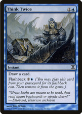 @MagictheGathering (MTG) Blue - x4 Think Twice - Time Spiral - Instant