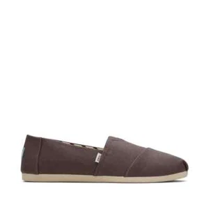 Lona de algodón reciclado 100 % marca original TOMS Alpargata Ash para hombre - Imagen 1 de 5