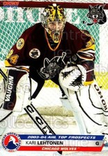 2003-04 AHL Top Prospects #19 Kari Lehtonen