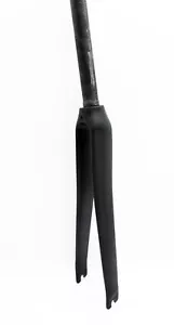 SwishTi Road eBike Cycling 700C Full Carbon Fork w/1-1/8" Carbon Steerer Matte - Picture 1 of 9