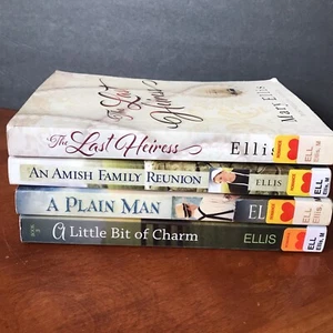 Lot: 4 Mary Ellis Books Amish Christian Romance A Plain Man The Last Heiress Bit - Picture 1 of 9