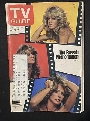 TV GUIDE 1977 May 21-27 The Farrah Phenomenon Fawcett of Charlie's Angels  - Image 1 of 4