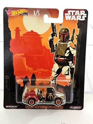 风火轮 Pop Culture 星球大战 Millers 压铸福特 Transit Supervan Boba Fet — 第 1/4 张图片