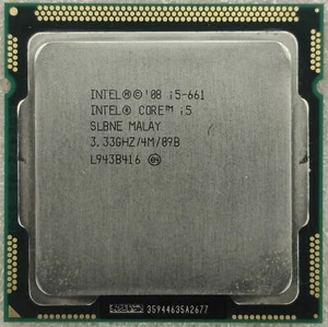 Intel Core i5-661 SLBNE Dual Core Processor 3.33 GHz, Socket FCLGA LGA1156, CPU - Picture 1 of 2