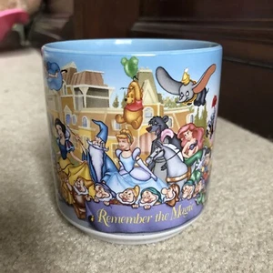 Walt Disney World 1996 Remember the Magic 25th Anniversary Retro Coffee Cup Mug - Picture 1 of 10