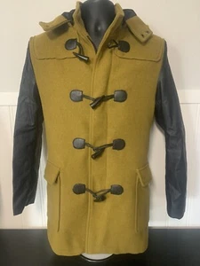 21 MEN AMERICAN BRAND - Men's Slim (M) Long Jacket Hooded with Full Zip Front - Picture 1 of 6