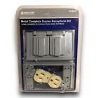 Sigma Electric Metal Complete Duplex Receptacle Kit New Sealed 16445