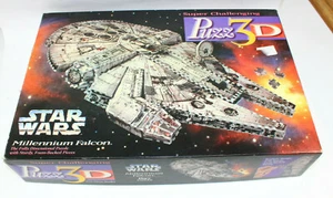 Star Wars Puzz3D 3D Puzzle Millennium Falcon MB 823 Pieces Super Challenging - Picture 1 of 3