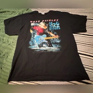 Brad Paisley 2010 H2O Tour T-Shirt XL Black Concert Tee Gildan Country Music - Picture 1 of 4