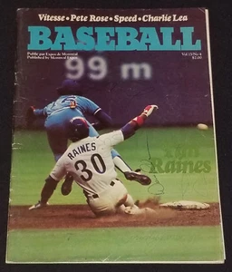 1981 MONTREAL EXPOS AUTOGRAPH by 5 PLAYERS BASEBALL MAGAZINE Vol13 No4 ORIGINAL - Picture 1 of 4