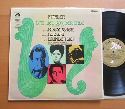 SAN 179 ED1 FACTORY SAMPLE Mahler Lied Von Der Erde Klemperer 1st White Angel EX - Image 1 of 4