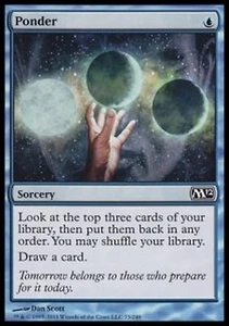 *MRM* FR/VF Contemplation (Ponder) MTG Magic M10+ - Picture 1 of 1