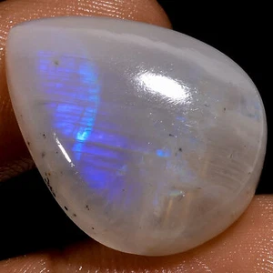Piedra lunar arco iris natural forma de pera cabujón piedra preciosa 30 quilates 25x19X7 mm GC-29462 - Imagen 1 de 2