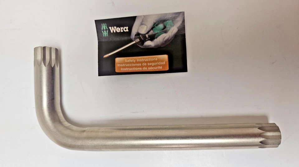 Wera 023440 - 960 M16 XZN HEX L-Wrench 55 x 140mm Size: M16 (Bulk Discounts!!!!) - Image 1 of 4