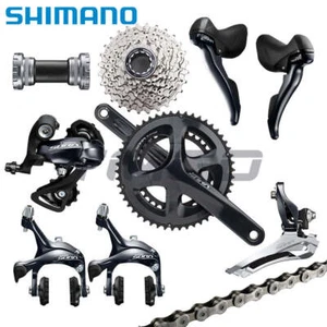Shimano Sora R3000 Road Bike 2×9 Speed Groupset FD-R3000 RD-R3000 ST-R3000 - Picture 1 of 16