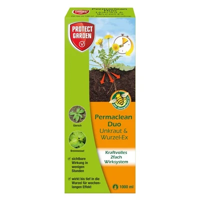 Protect Garden Permaclean Duo Unkraut & Wurzel-Ex 1 Liter Unkrautvernichter