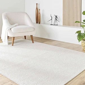Tapis bouclette lavable - 160x230 cm - Beige - Beige - Imagen 1 de 5