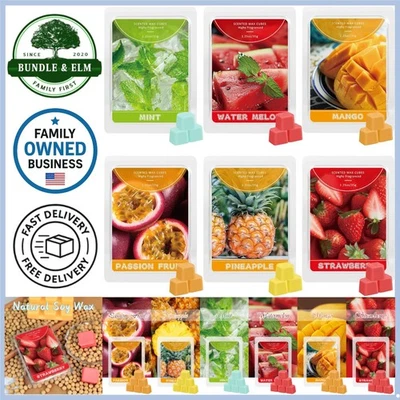 Scented Wax Melts 6 Pack Long-Lasting Fruit Scents Soy Wax Home Fragrance - Image 1 of 4
