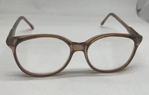 Vintage Carousel CAMPUS Light Brown Big Eye Eyeglass Frames 52/10/140 - Picture 1 of 8