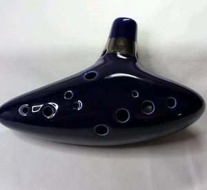 Legend Of Zelda Ocarina Of Time Replica Ceramic Instrument - Picture 1 of 6