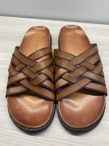 Sandali con cole haan marroni in piuma - taglia 10 da uomo - Foto 1 di 6