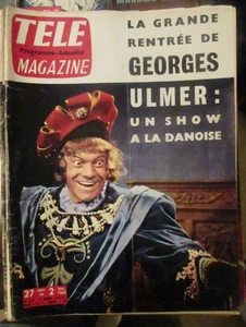 TELEVISION PROGRAM TV MAGAZINE of 27 JANUARY 1963 GEORGES ULMER - Picture 1 of 1