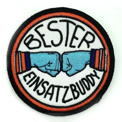 GEARBUDDIES Bester Einsatzbuddy Rettung Textil Patch