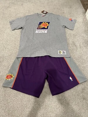 Мужские комбинированные шорты Mitchell & Ness XL NBA Swingman 2001 Phoenix Suns & Shirt новые с ценниками - Изображение 1 из 4