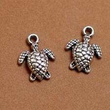50 Pcs Shape Charm Turtle Charms Antique Jewelry Pendant Charms Collection
