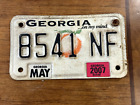 Vintage Georgia Motorcycle License Plate   T-1025