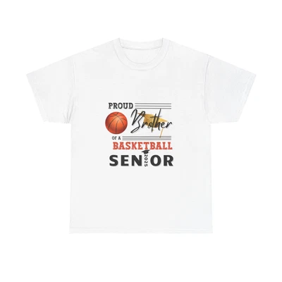 Camiseta Proud Brother Baloncesto Senior, Camisa Deportiva, Regalo para Hermanos, Baloncesto Foto 1 de 4
