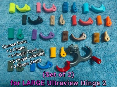 * (Set of 2) Fits LARGE UV2 Hinge * Ultraview Release Thumb & Finger Attachment-