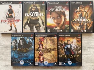 SONY PS2 Tomb Raider & Anniversary & Underworld & Legend & The Lord of the Rings - Picture 1 of 16