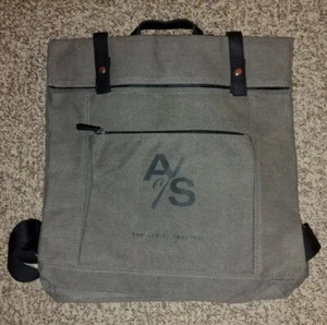 Barber Hair Stylist Travel Bag Backpack NWOT Canvas Art Of Shaving Tote Grey 18" - Picture 1 of 5