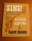 SING! And Nine Other Song Hits From the Coming of Age Gang Show, Reader, 1953