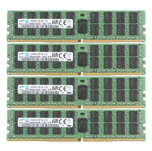 SAMSUNG 4x 16GB PC4-2133P PC4-17000R DDR4 REG-ECC DIMM Server Memory 288 Pin @WE - Picture 1 of 8