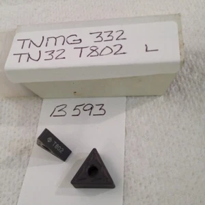 10 NEW TUNGALOY TNMG 332 TN32 CARBIDE INSERTS. GRADE: T802 (B593) - Picture 1 of 1