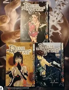 DEUS VITAE Manga/Graphic Novels Vol. 1-3 Complete Series-Excellent condition - Picture 1 of 3