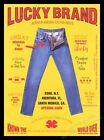 Lucky Brand 1990s Print Advertisement Ad 1998 Jeans "America's Favorite"