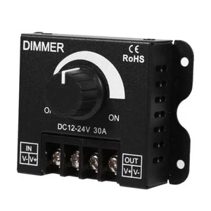 DC 12V-24V 30A LED Switch Dimmer Controller Manual Operation For Strip Lights - Picture 1 of 10