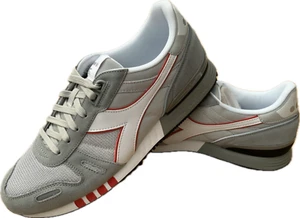Diadora Hombre Titan Entrenadores Seb Coe Amarillo/Gris/Blanco/Rojo Reino Unido 7 Nuevo - Imagen 1 de 6
