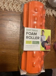 Gaiam Restore Deep Tissue Foam Roller Extra Firm Texture Durable Hollow Core 13" - Picture 1 of 6