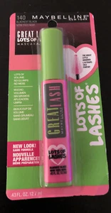Maybelline Washable Mascara Lash Lots of Lashes #140 Blackest Black New Sealed - Picture 1 of 1