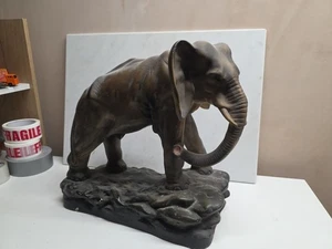  Großer Vintage seltener Elefant Modell 15" hoch x 14" lang - OP.402. - Bild 1 von 14